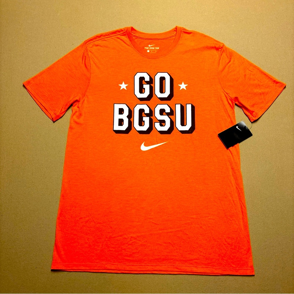 New Nike Bowling Green State Falcons T-Shirt Mens Size large, L Tshirt. NWT